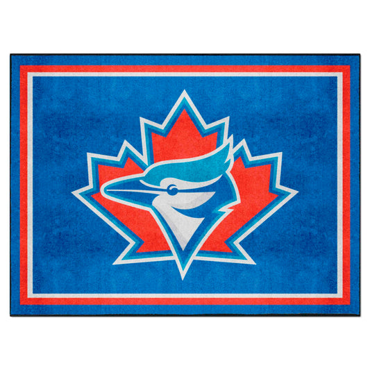 Alfombra de felpa de 2,4 x 3 m de los Toronto Blue Jays: colección retro