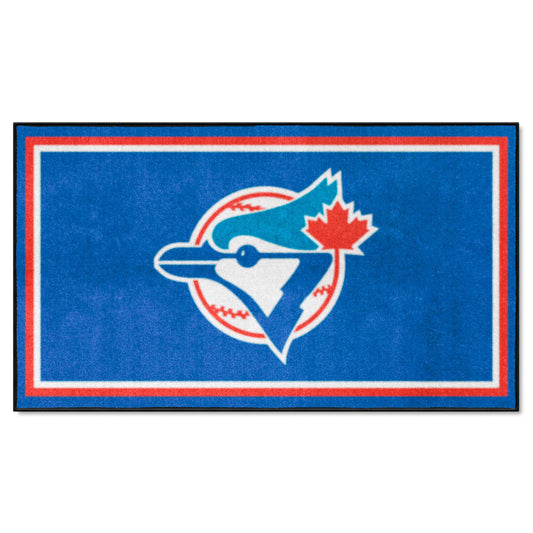 Toronto Blue Jays 3ft. x 5ft. Plush Area Rug - Retro Collection