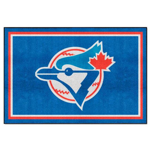 Toronto Blue Jays 5ft. x 8 ft. Plush Area Rug - Retro Collection