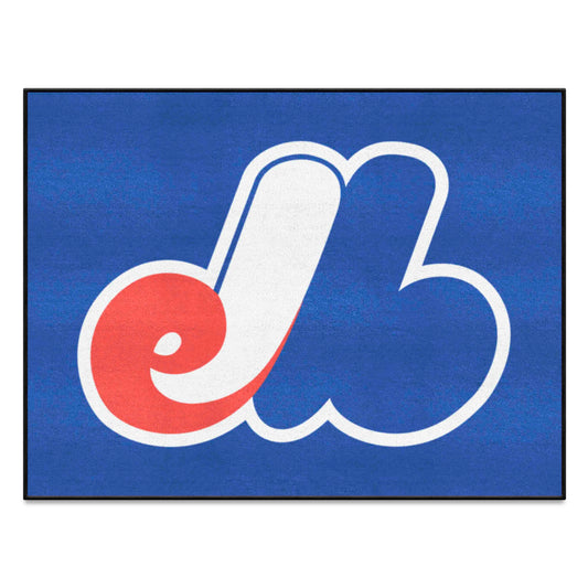 Alfombra All-Star de los Expos de Montreal - 34 in. x 42,5 in. - Colección Retro