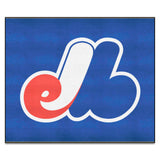 Alfombra para portero de los Expos de Montreal, 1,52 m x 1,83 m, colección retro