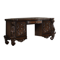 67" Brown Vanity Table With Seven Drawers