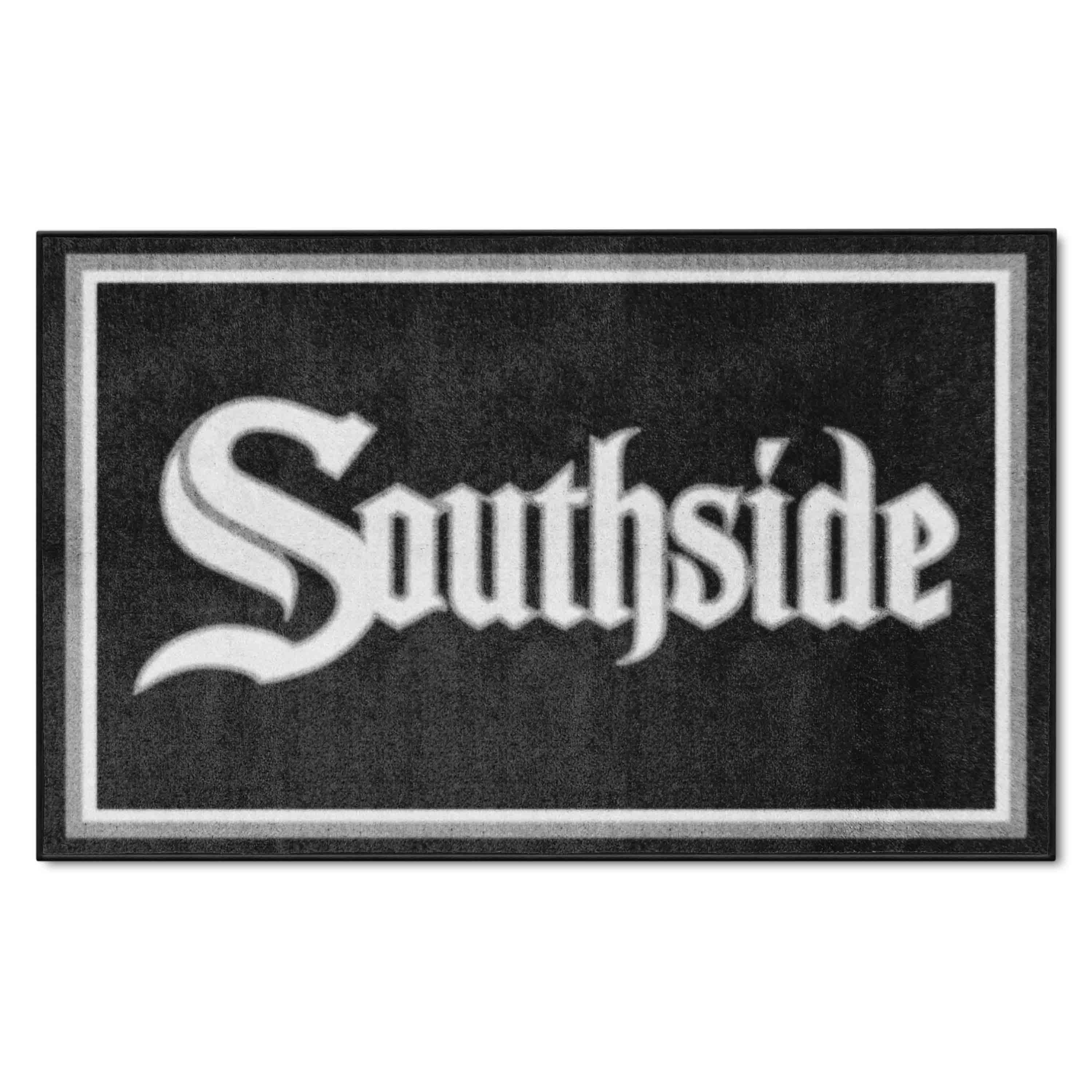 Chicago White Sox 4ft. x 6ft. Plush Area Rug Southside City Connect - Chicago White Sox