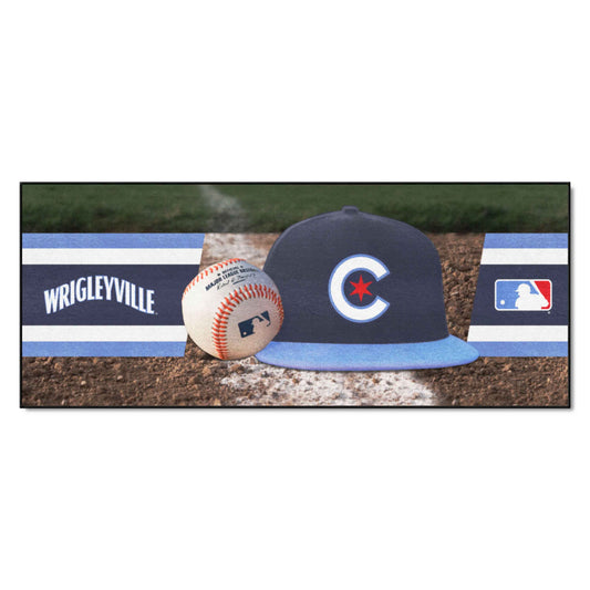 Chicago Cubs Baseball Runner Rug - 30in. x 72in. - Chicago Cubs