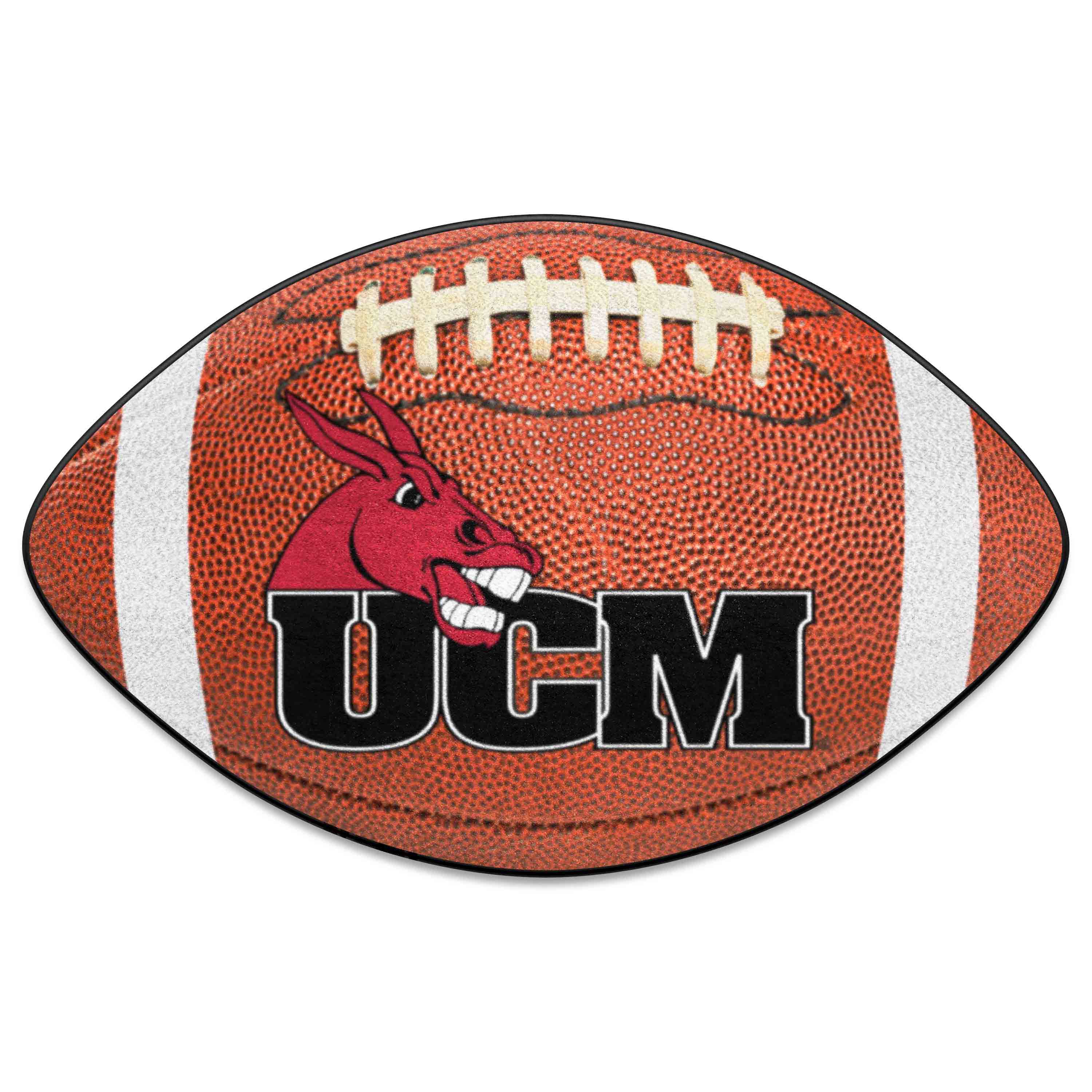 Central Missouri Mules Football Rug - 20.5in. x 32.5in.