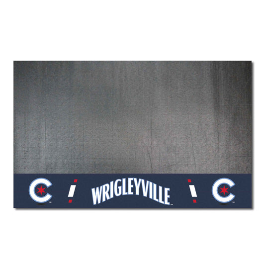 Chicago Cubs Vinyl Grill Mat - 26in. x 42in. - Chicago Cubs