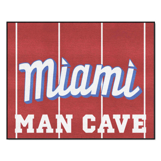 Miami Marlins Man Cave All-Star Rug - 34 in. x 42.5 in.