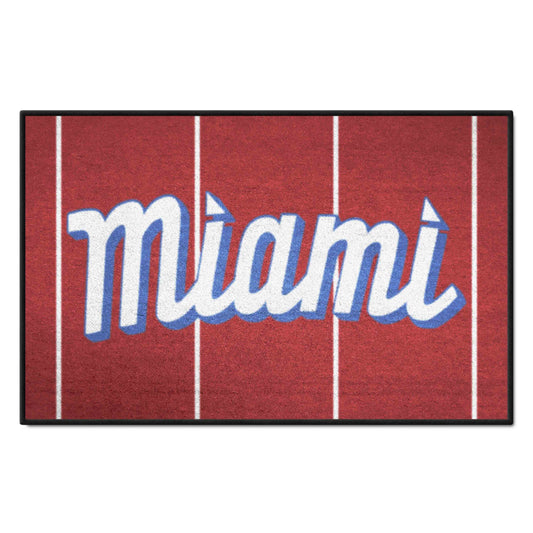 Miami Marlins Starter Mat Accent Rug - 19in. x 30in.