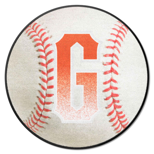 San Francisco Giants Baseball Rug - 27in. Diameter