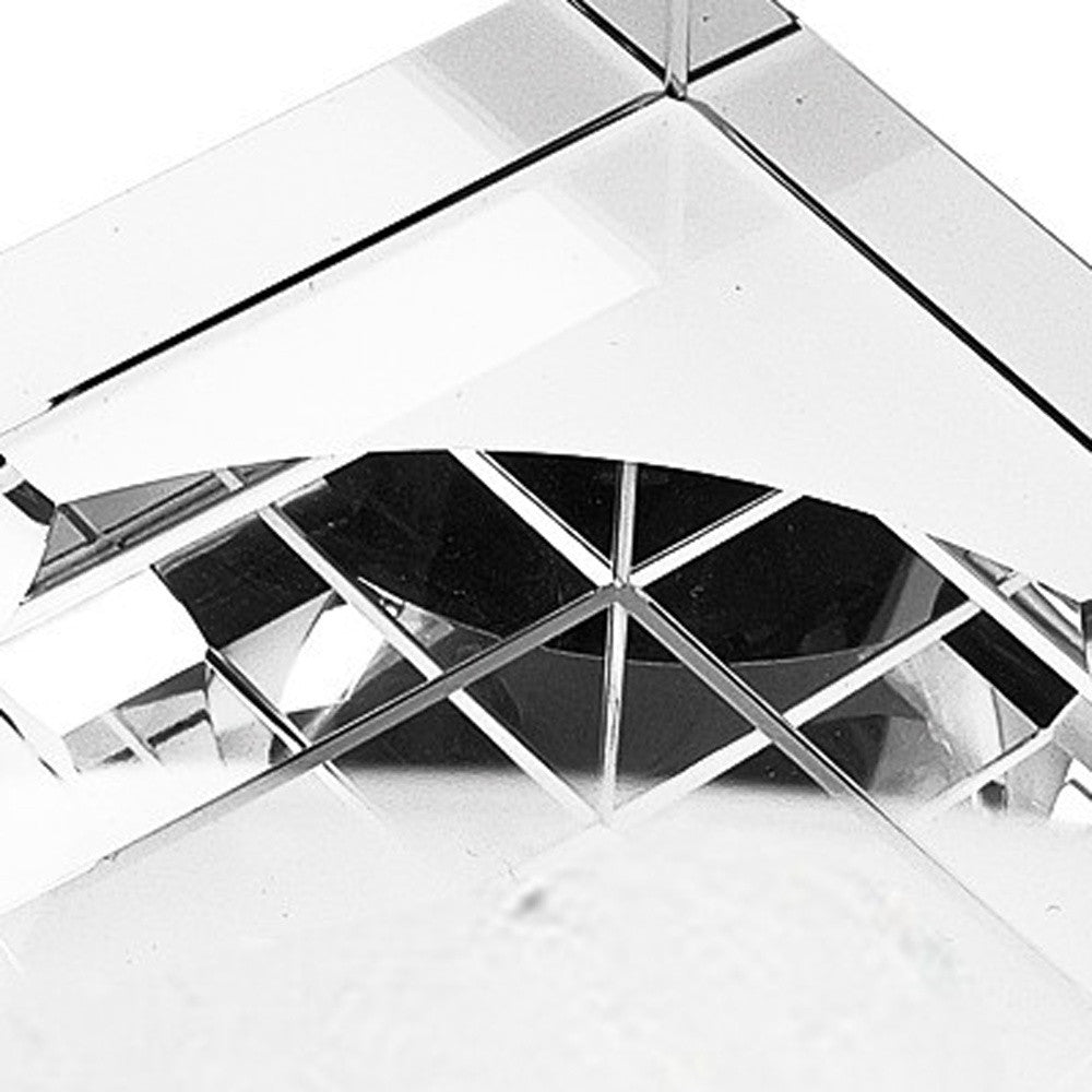 5" Clear Crystal Square Cigar Ash Tray