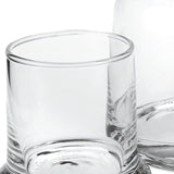 4 X 6 X 7 Clear Glass 2 Pc Glass Bedside Or Desktop Carafe Set  10 Oz