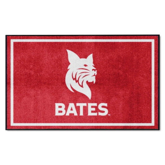 Bates College Bobcats 4ft. x 6ft. Plush Area Rug