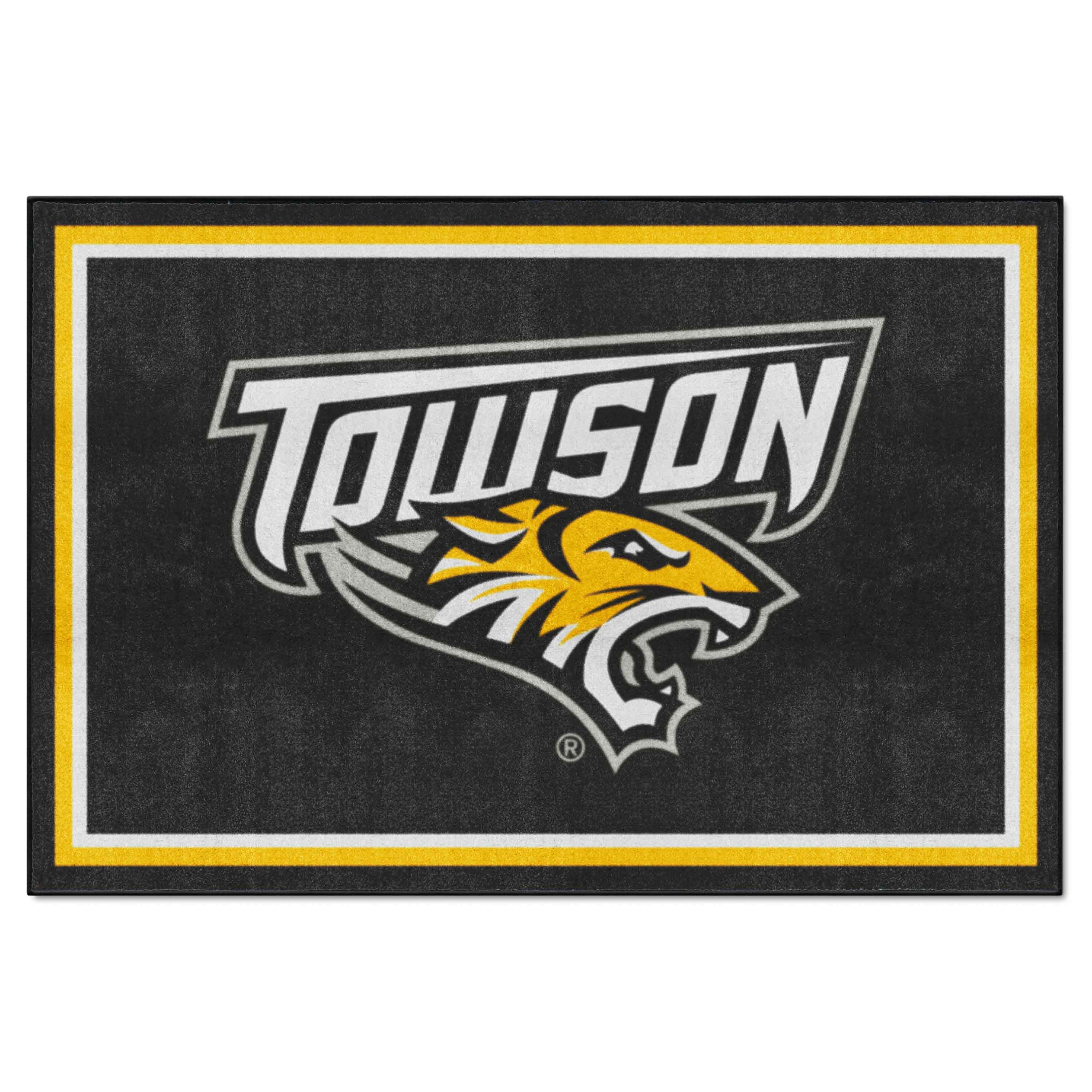 Towson Tigers 5ft. x 8 ft. Plush Area Rug