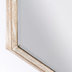 12" Natural Novelty Framed Accent Mirror