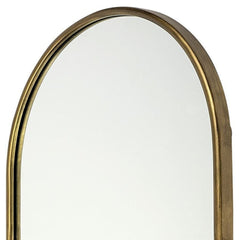 Gold Oval Accent Metal Mirror - Homeroots