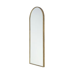 70" Gold Arch Metal Framed Accent Mirror