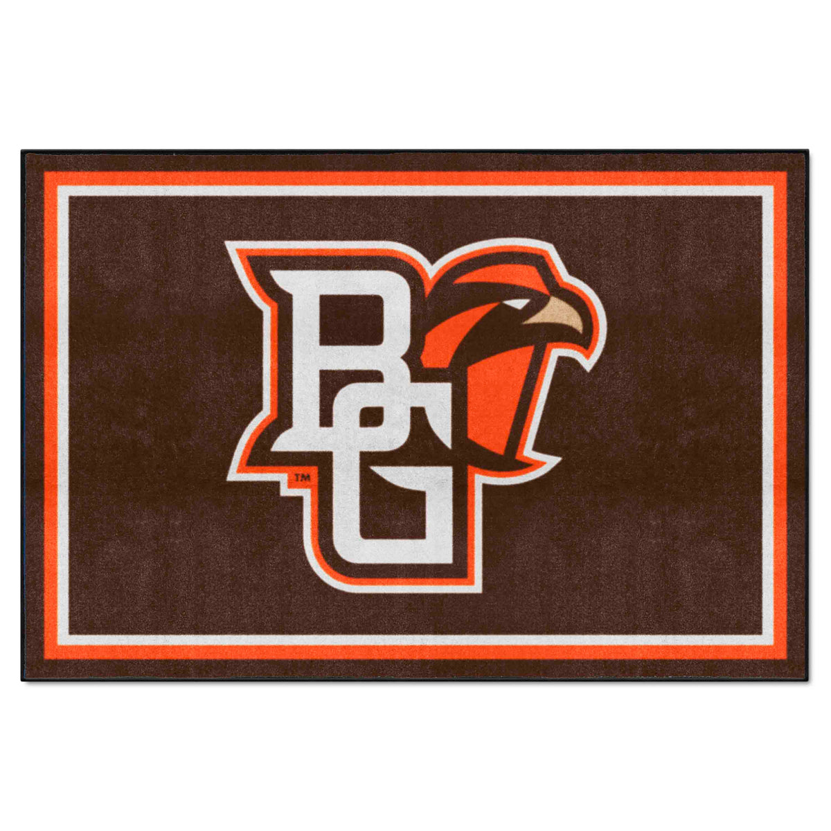 Bowling Green Falcons 5ft. x 8 ft. Plush Area Rug - Bowling Green