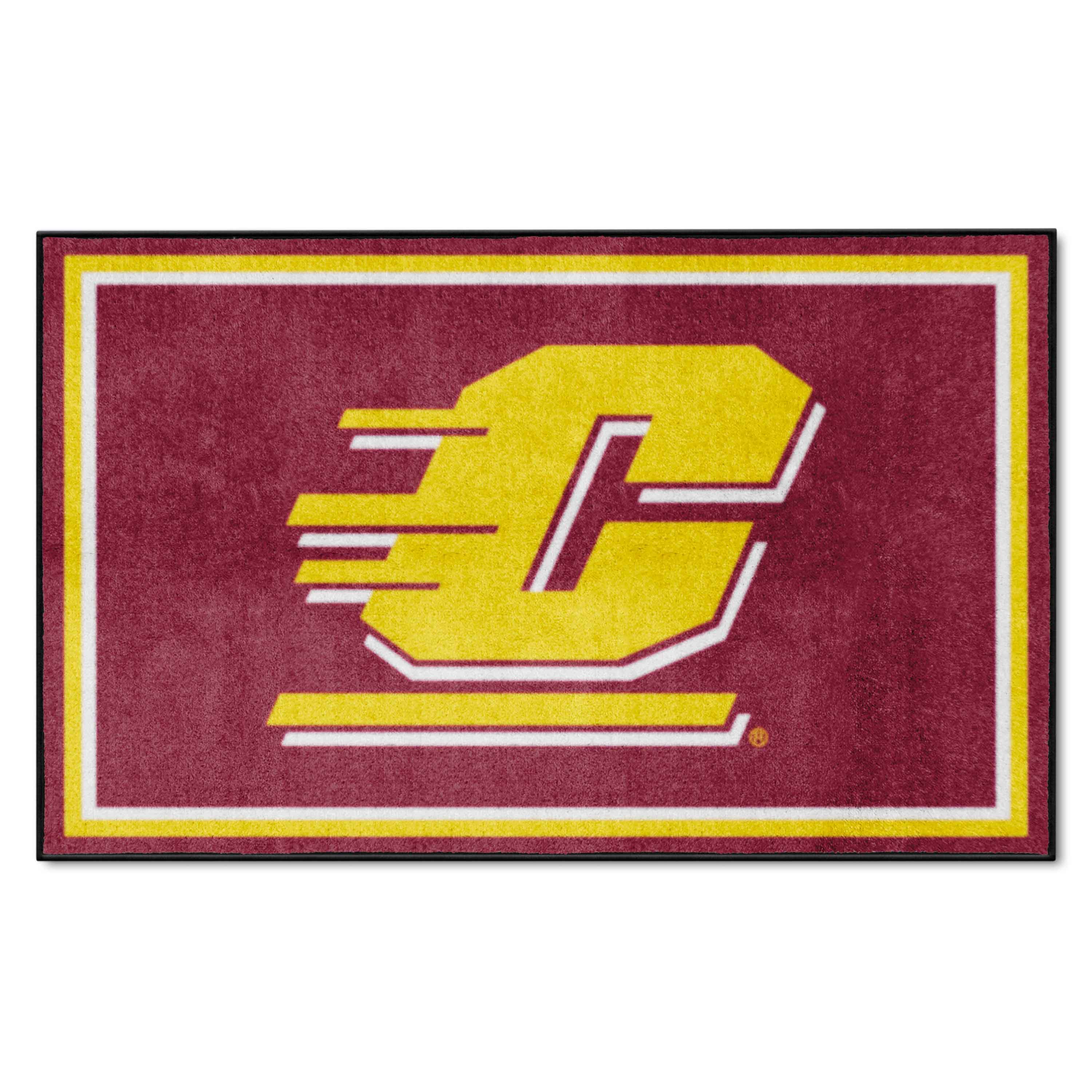 Central Michigan Chippewas 4ft. x 6ft. Plush Area Rug