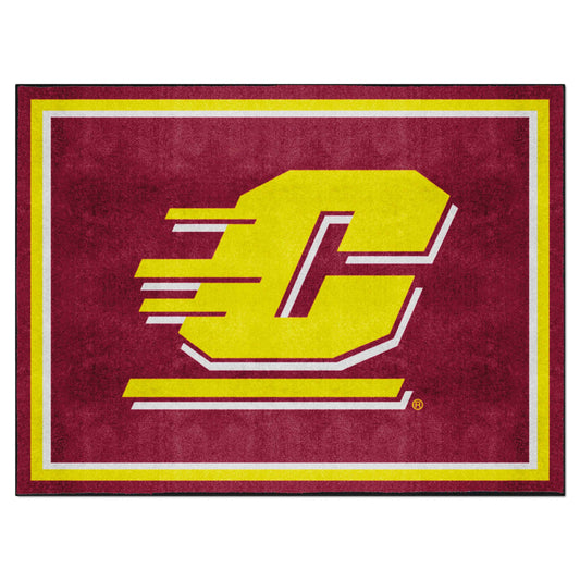 Central Michigan Chippewas 8ft. x 10 ft. Plush Area Rug