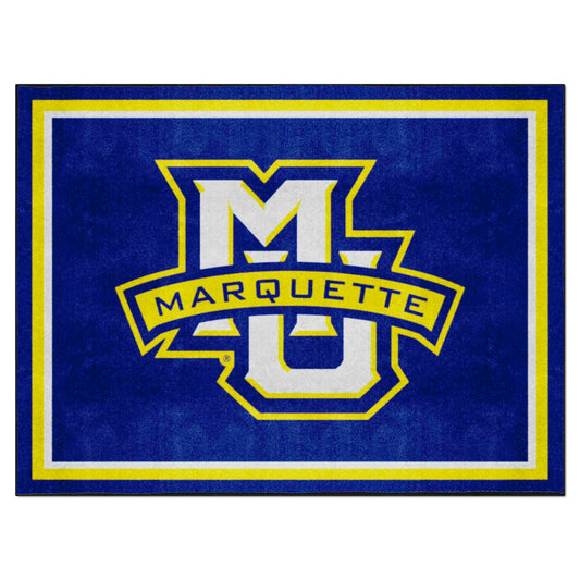 Marquette Golden Eagles 8ft. x 10 ft. Plush Area Rug