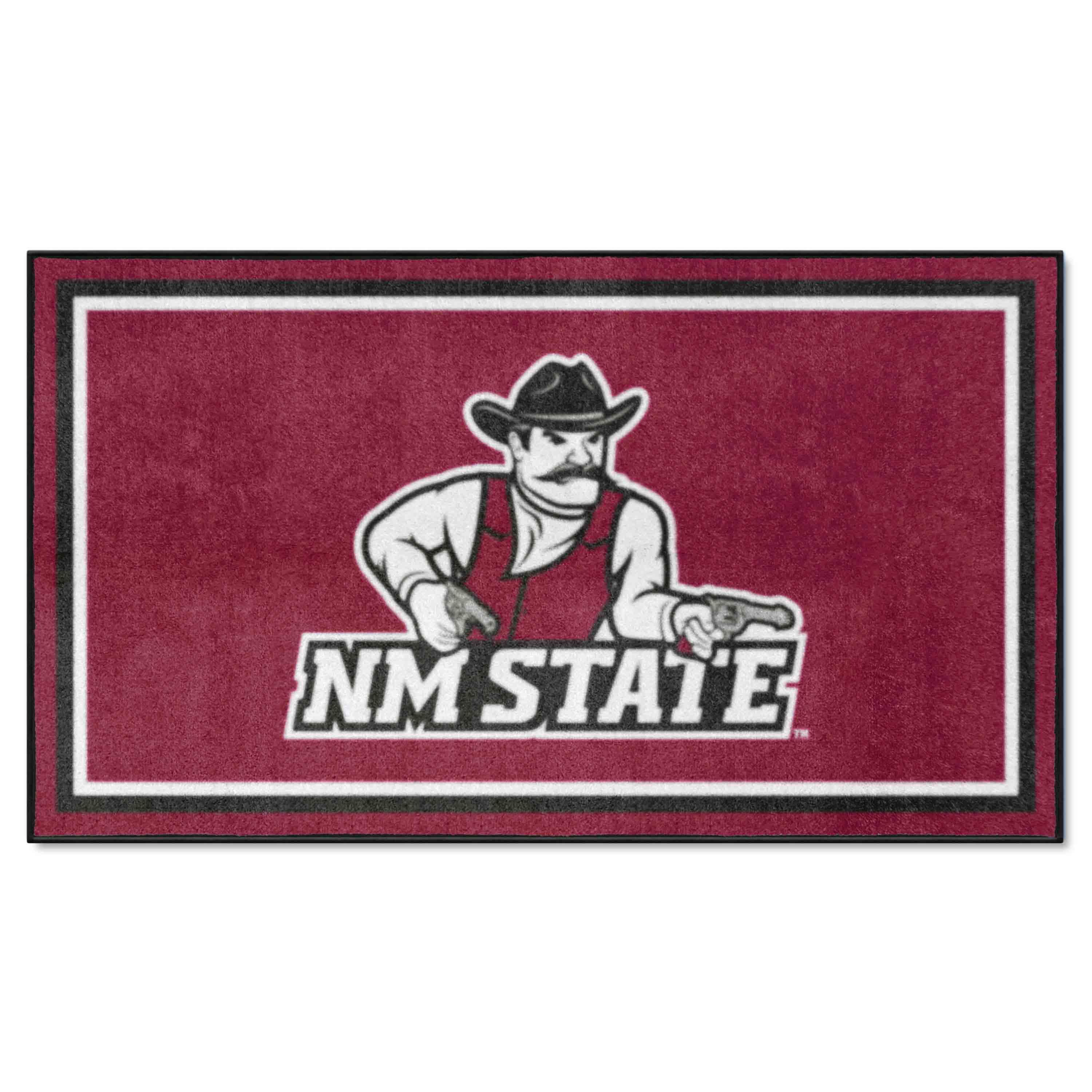 New Mexico State Lobos 3ft. x 5ft. Plush Area Rug - New Mexico State