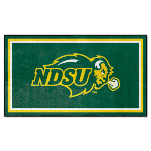 North Dakota State Bison 3ft. x 5ft. Plush Area Rug