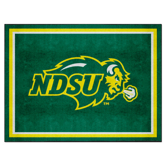 North Dakota State Bison 8ft. x 10 ft. Plush Area Rug