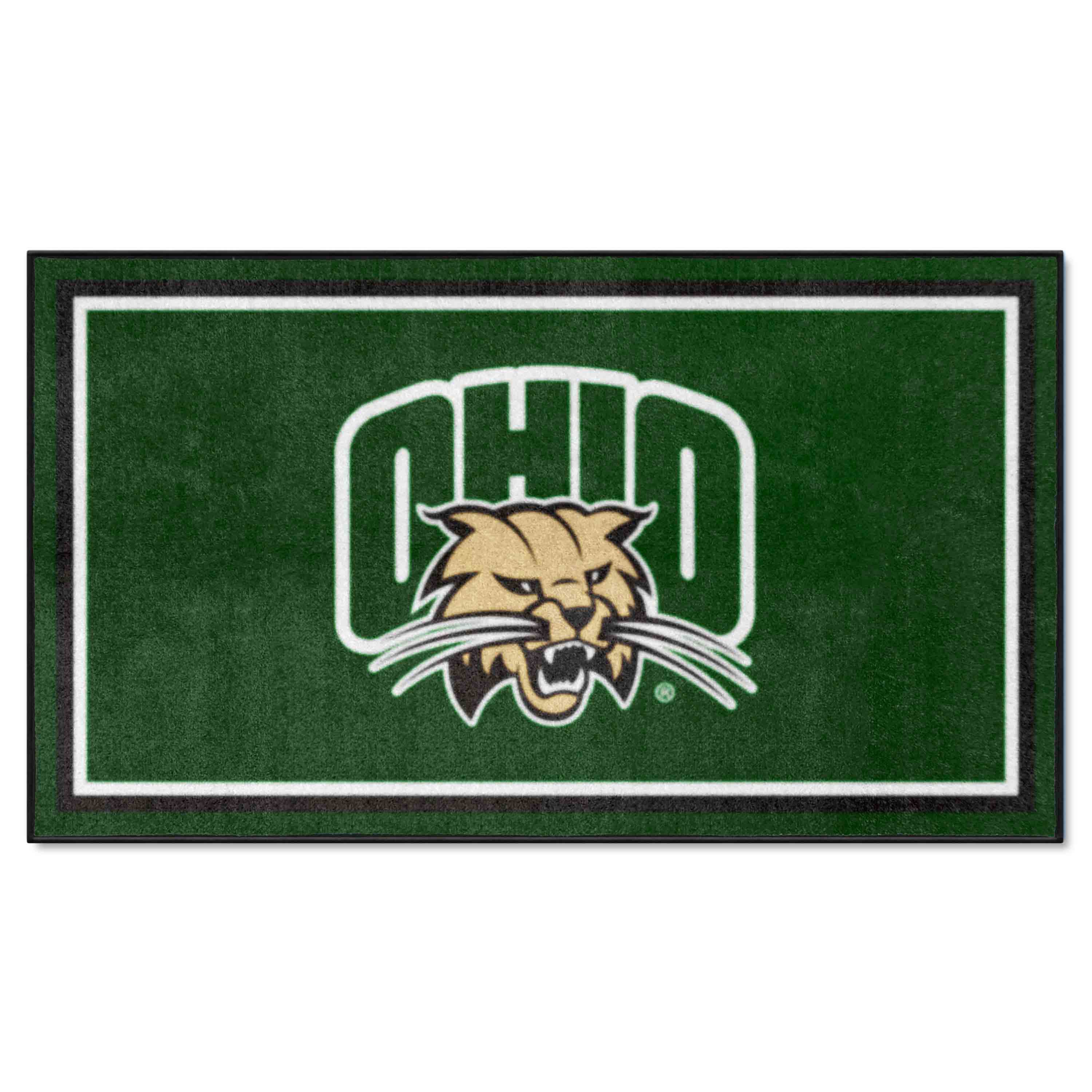 Ohio Bobcats 3ft. x 5ft. Plush Area Rug