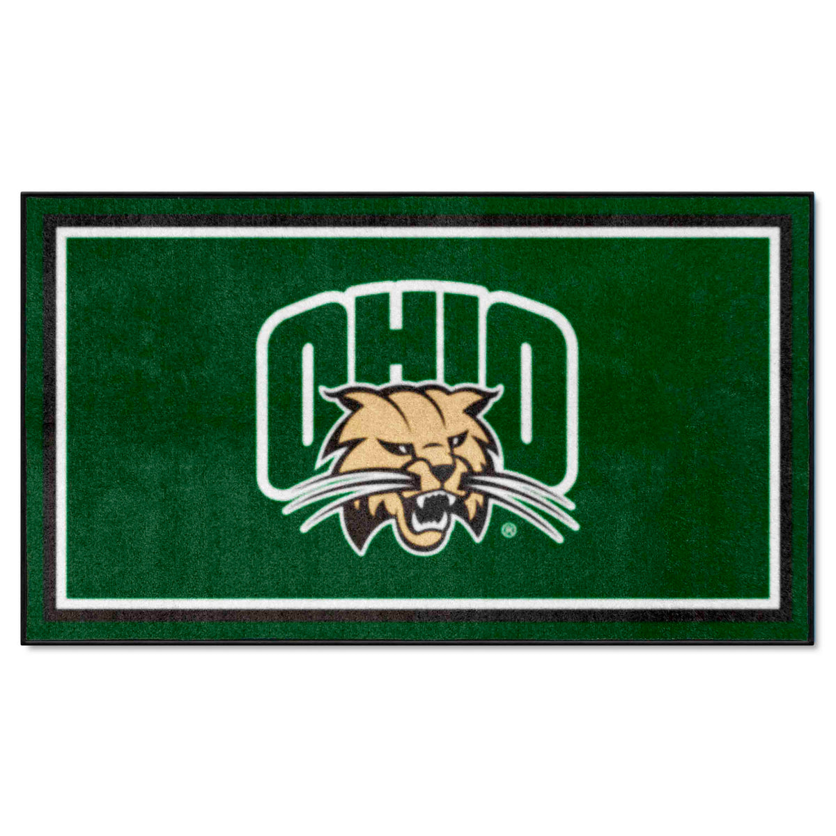 Ohio Bobcats 3ft. x 5ft. Plush Area Rug - Ohio