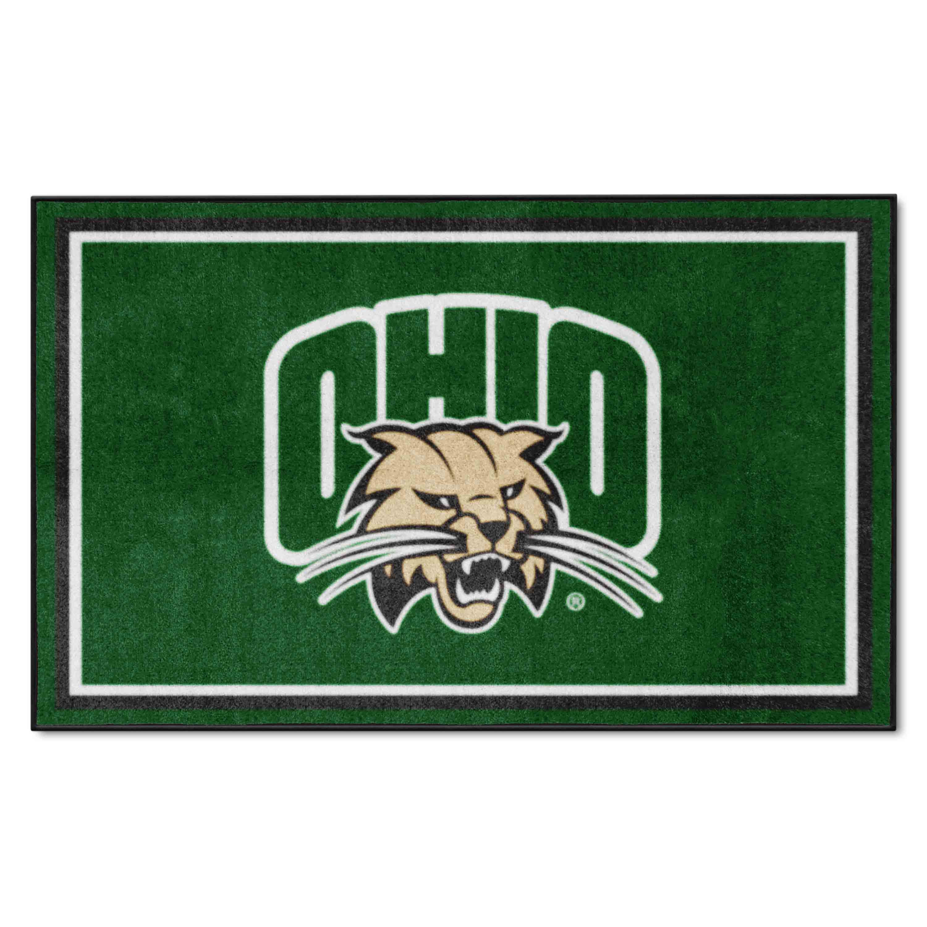 Ohio Bobcats 4ft. x 6ft. Plush Area Rug