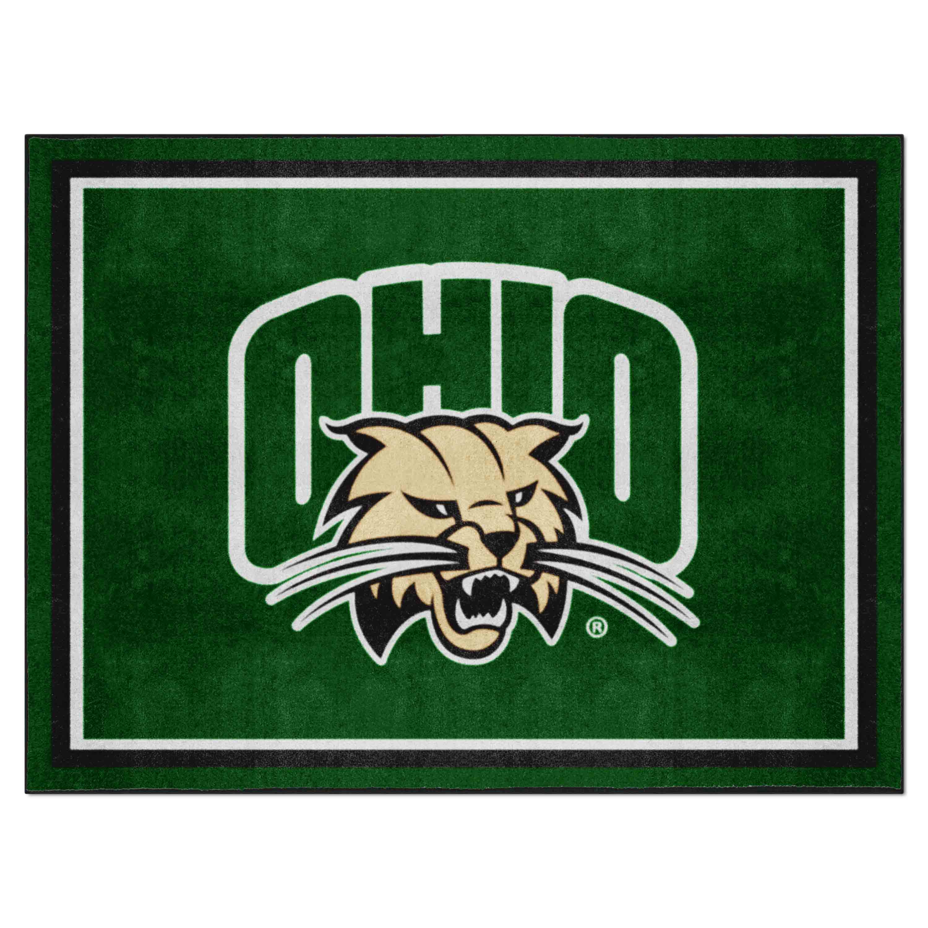 Ohio Bobcats 8ft. x 10 ft. Plush Area Rug