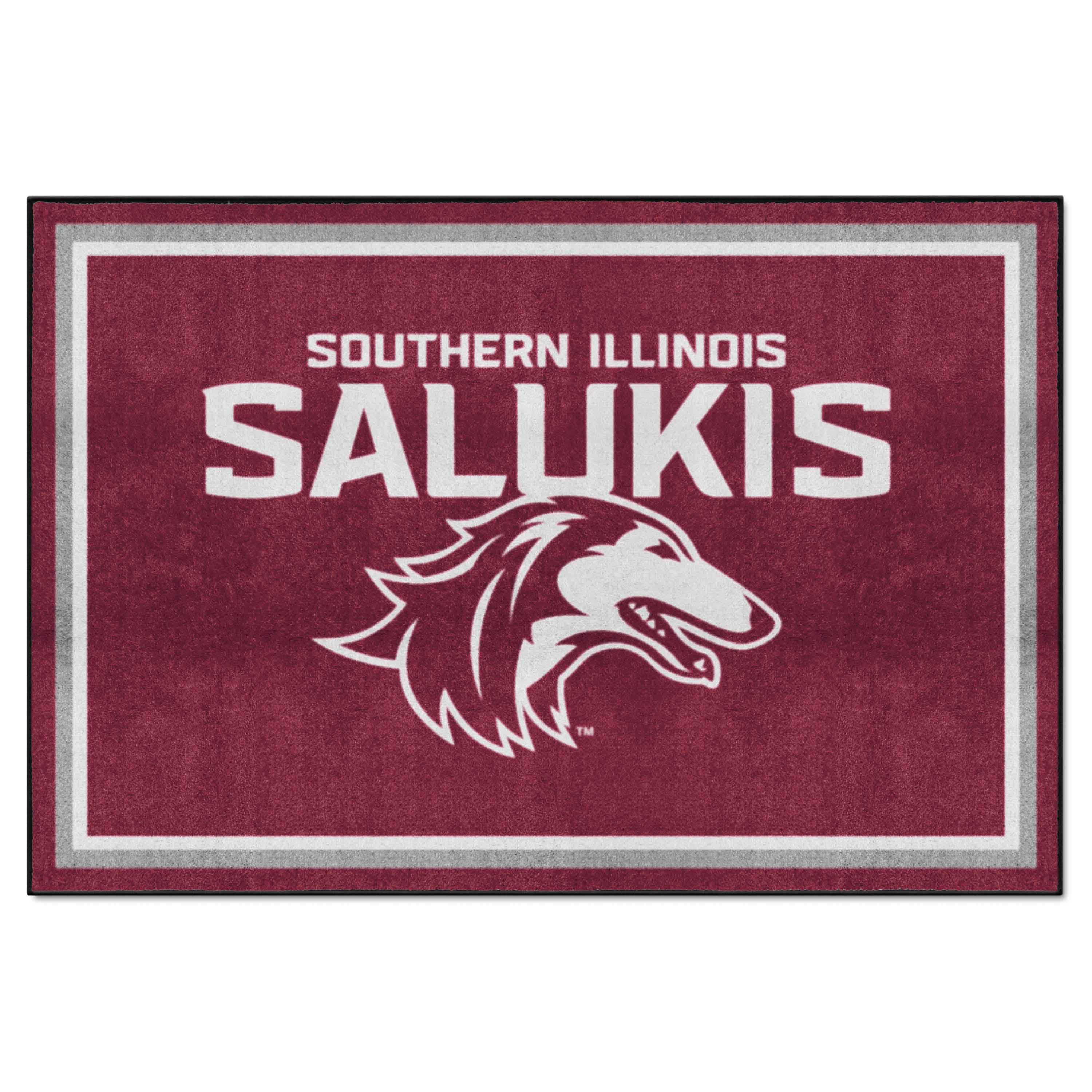 Southern Illinois Salukis 5ft. x 8 ft. Plush Area Rug