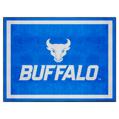 Buffalo Bulls 8ft. x 10 ft. Plush Area Rug