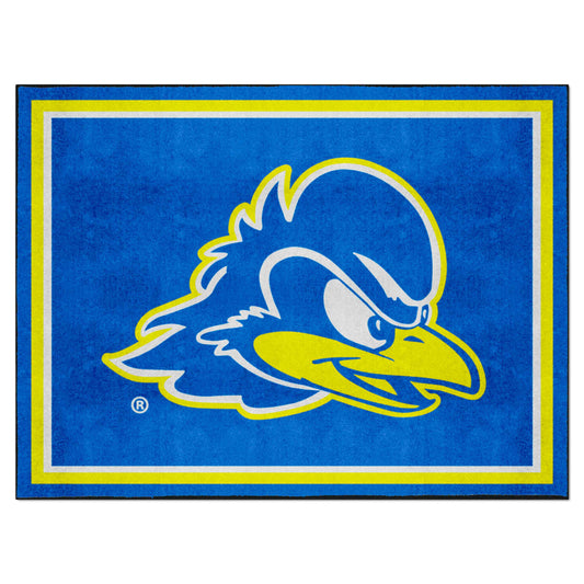 Delaware Blue Hens 8ft. x 10 ft. Plush Area Rug - Delaware