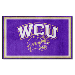 Alfombra de felpa Western Carolina Catamounts de 4 pies x 6 pies