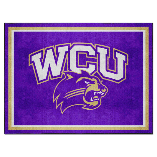 Alfombra de felpa Western Carolina Catamounts de 8 pies x 10 pies