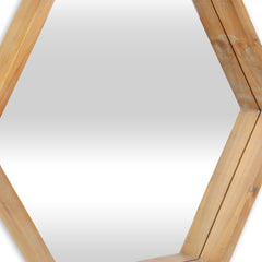 21" Brown Unframed Accent Mirror