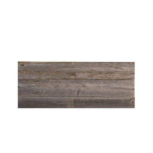 Set of Six 4" X 48" Gray and Brown Wood Planks Wall Decor - Homeroots