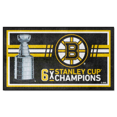 Boston Bruins Dynasty 3ft. x 5ft. Plush Area Rug - Boston Bruins