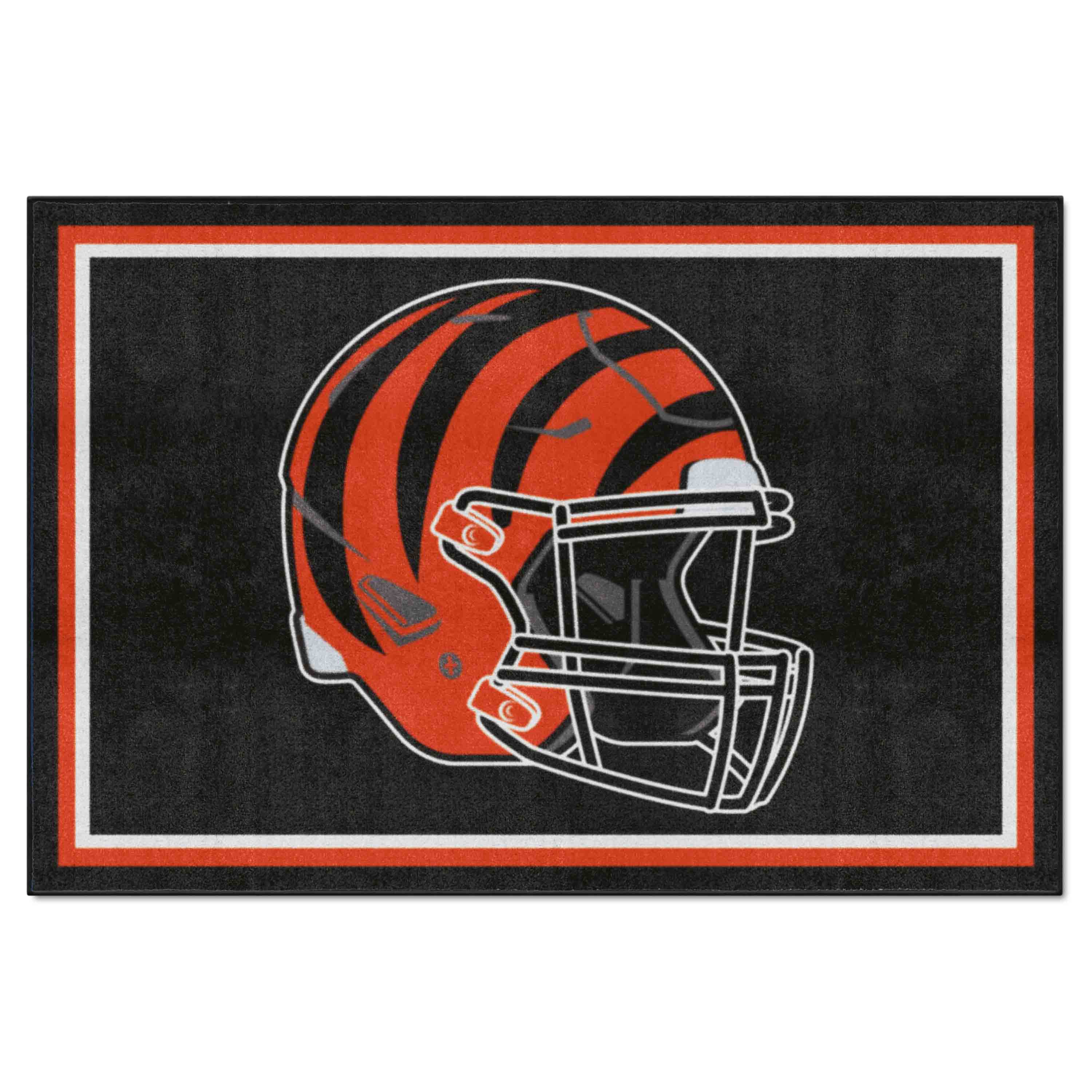 Cincinnati Bengals 5ft. x 8 ft. Plush Area Rug