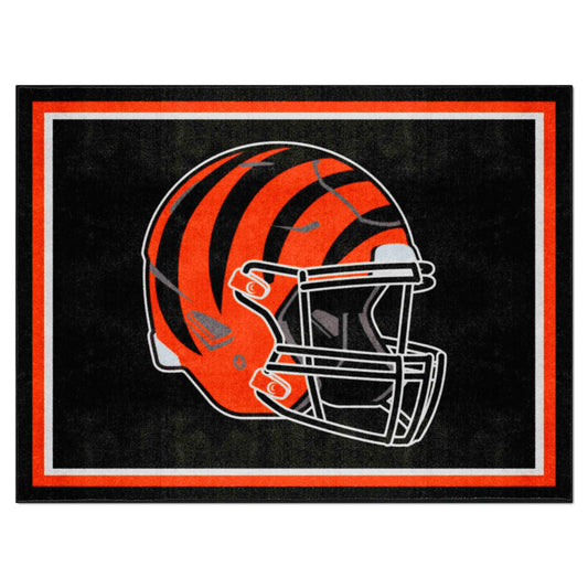 Cincinnati Bengals 8ft. x 10 ft. Plush Area Rug