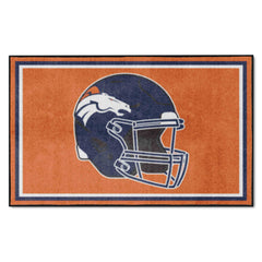 Denver Broncos 4ft. x 6ft. Plush Area Rug