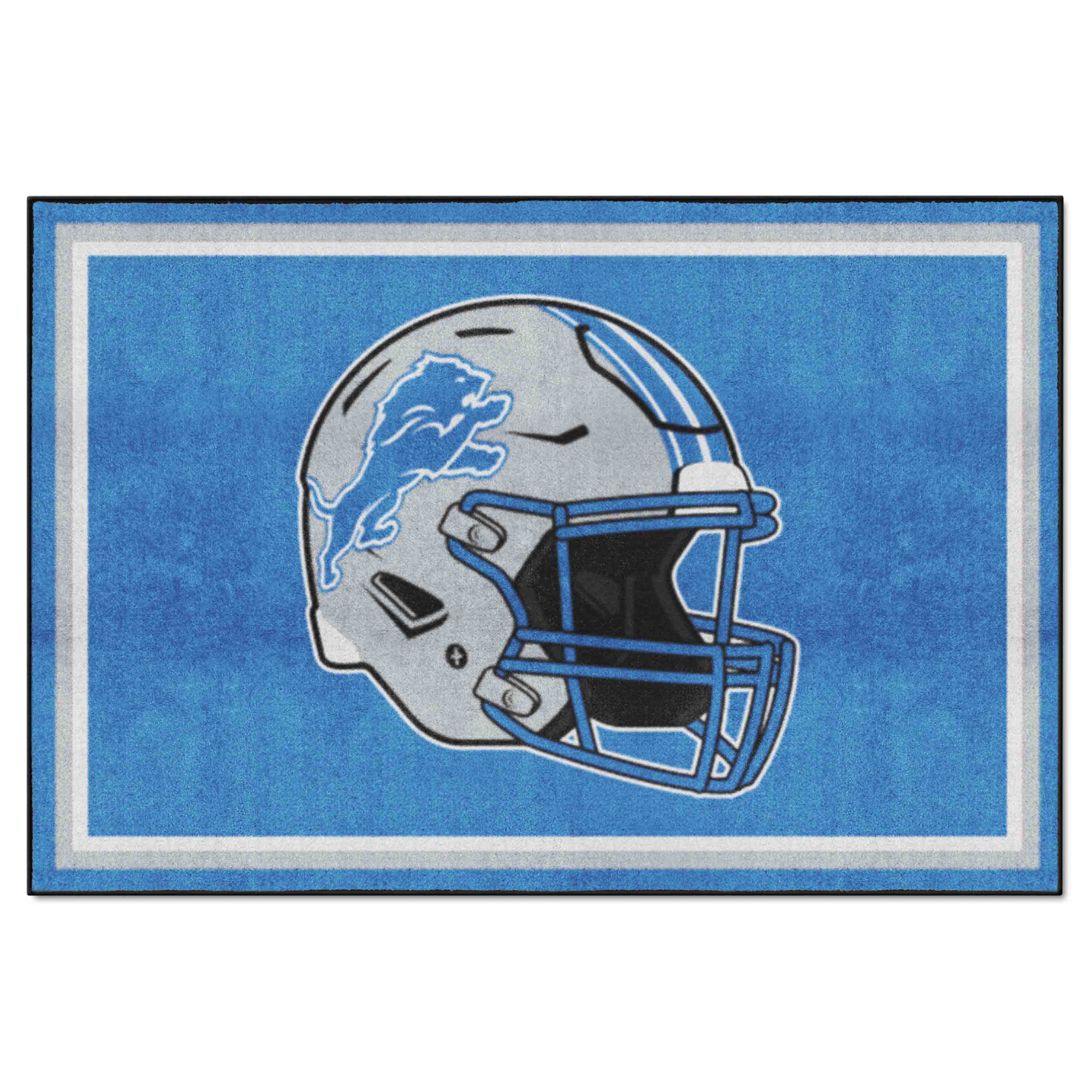 Detroit Lions 5ft. x 8 ft. Plush Area Rug - Detroit Lions