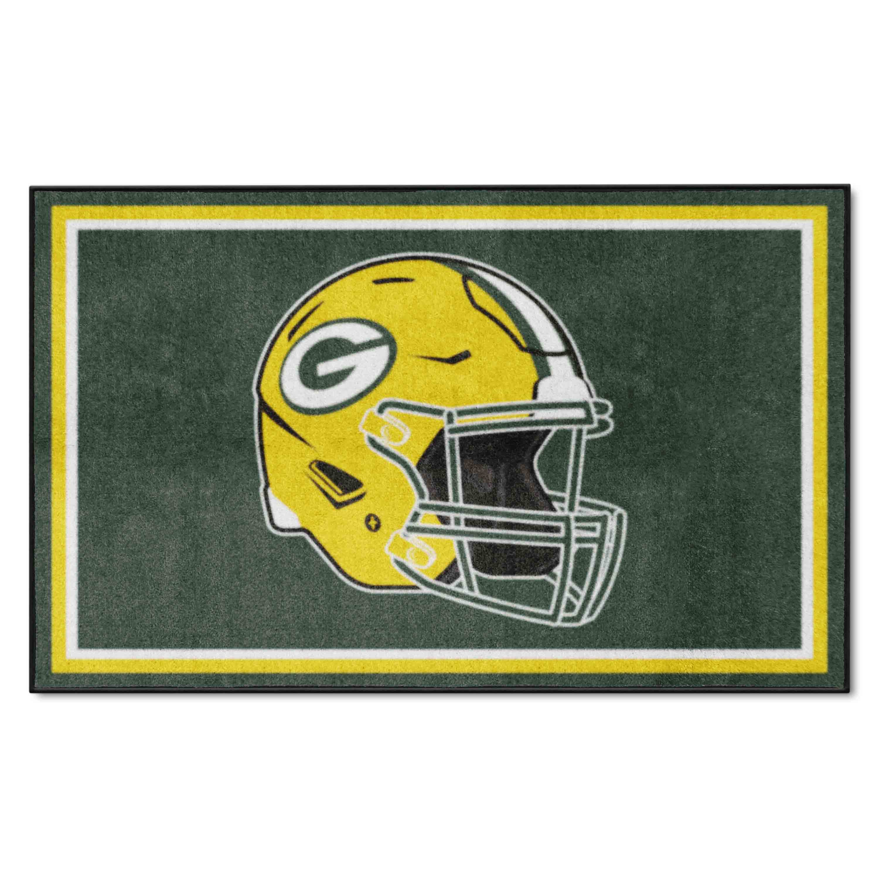 Green Bay Packers 4ft. x 6ft. Plush Area Rug