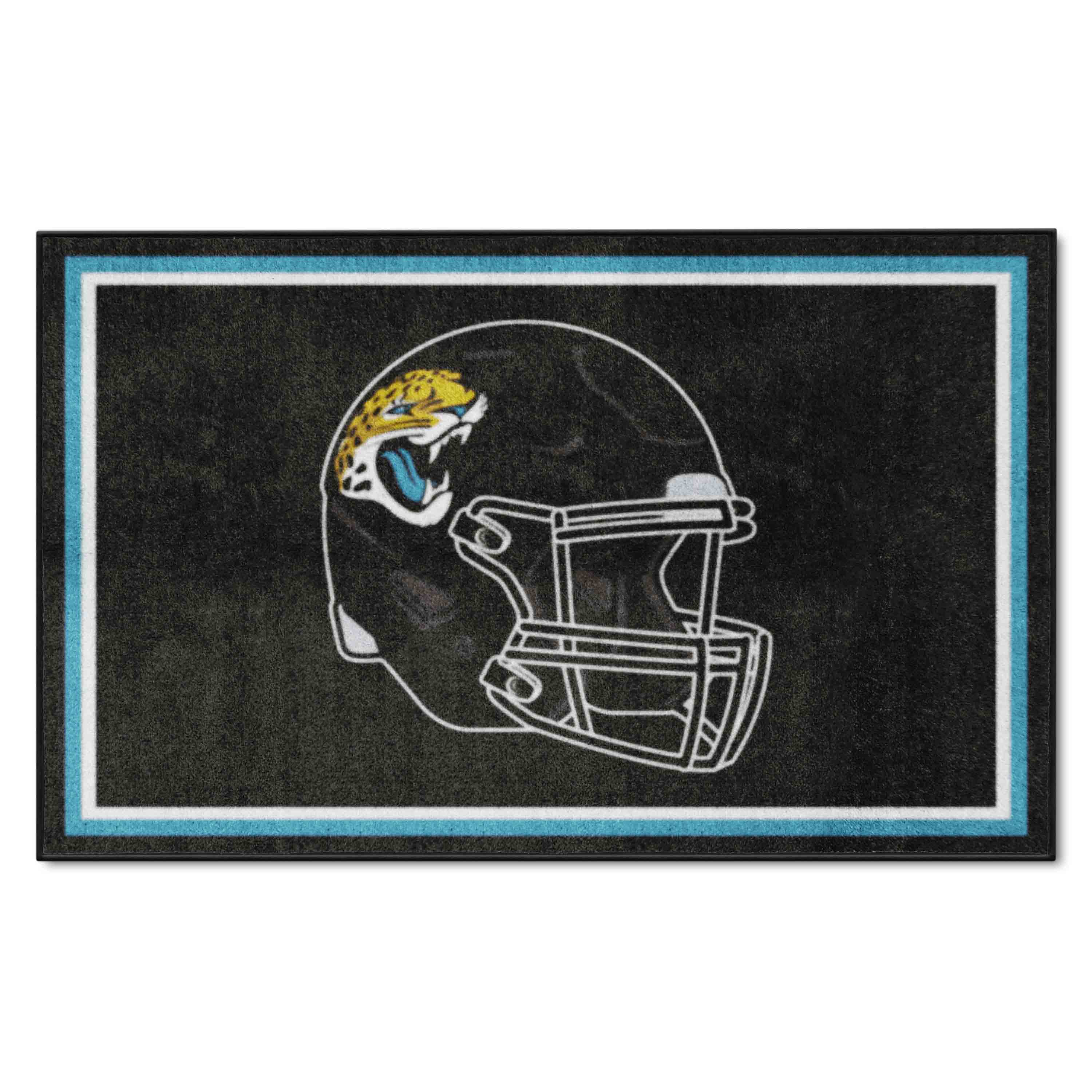 Jacksonville Jaguars 4ft. x 6ft. Plush Area Rug