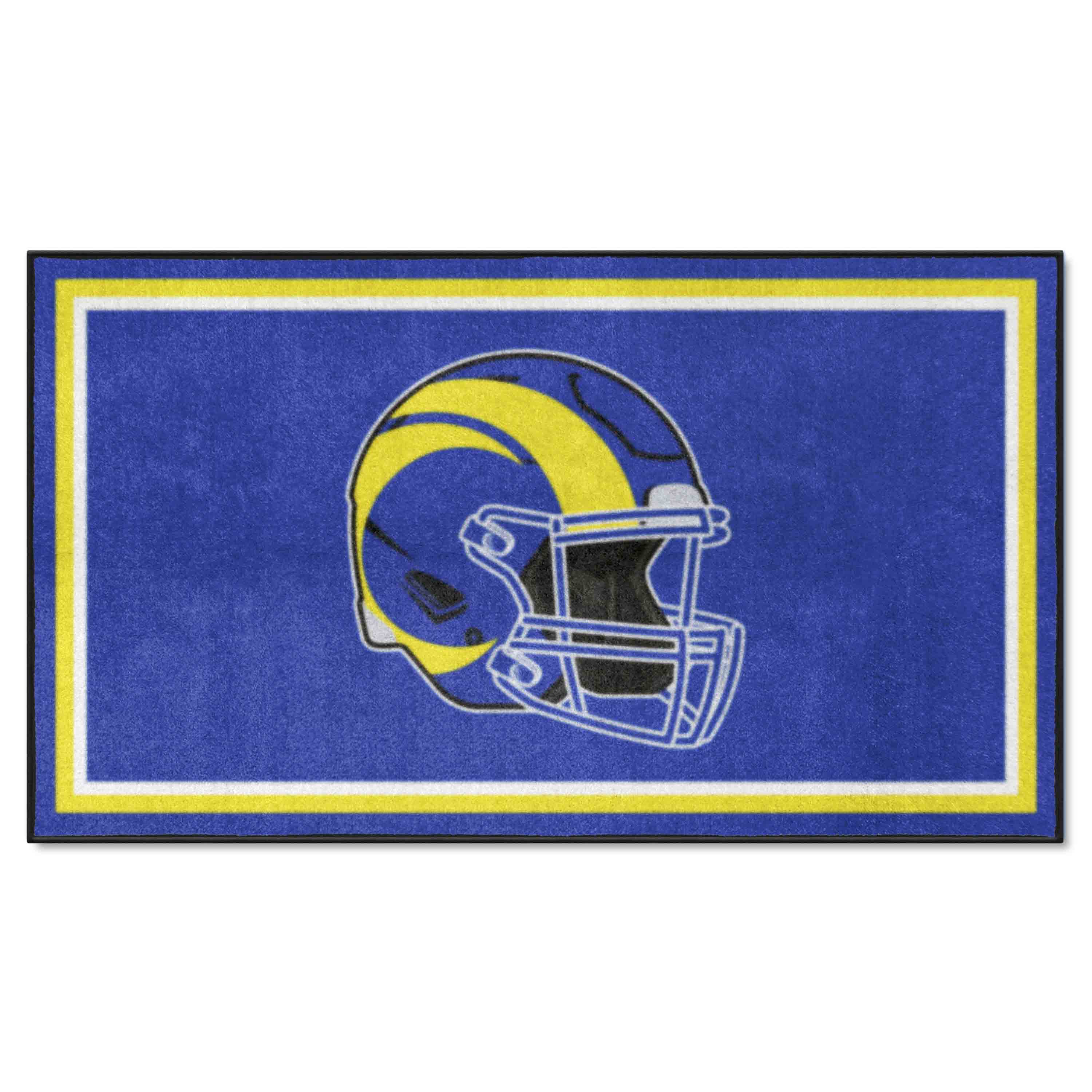 Los Angeles Rams 3ft. x 5ft. Plush Area Rug