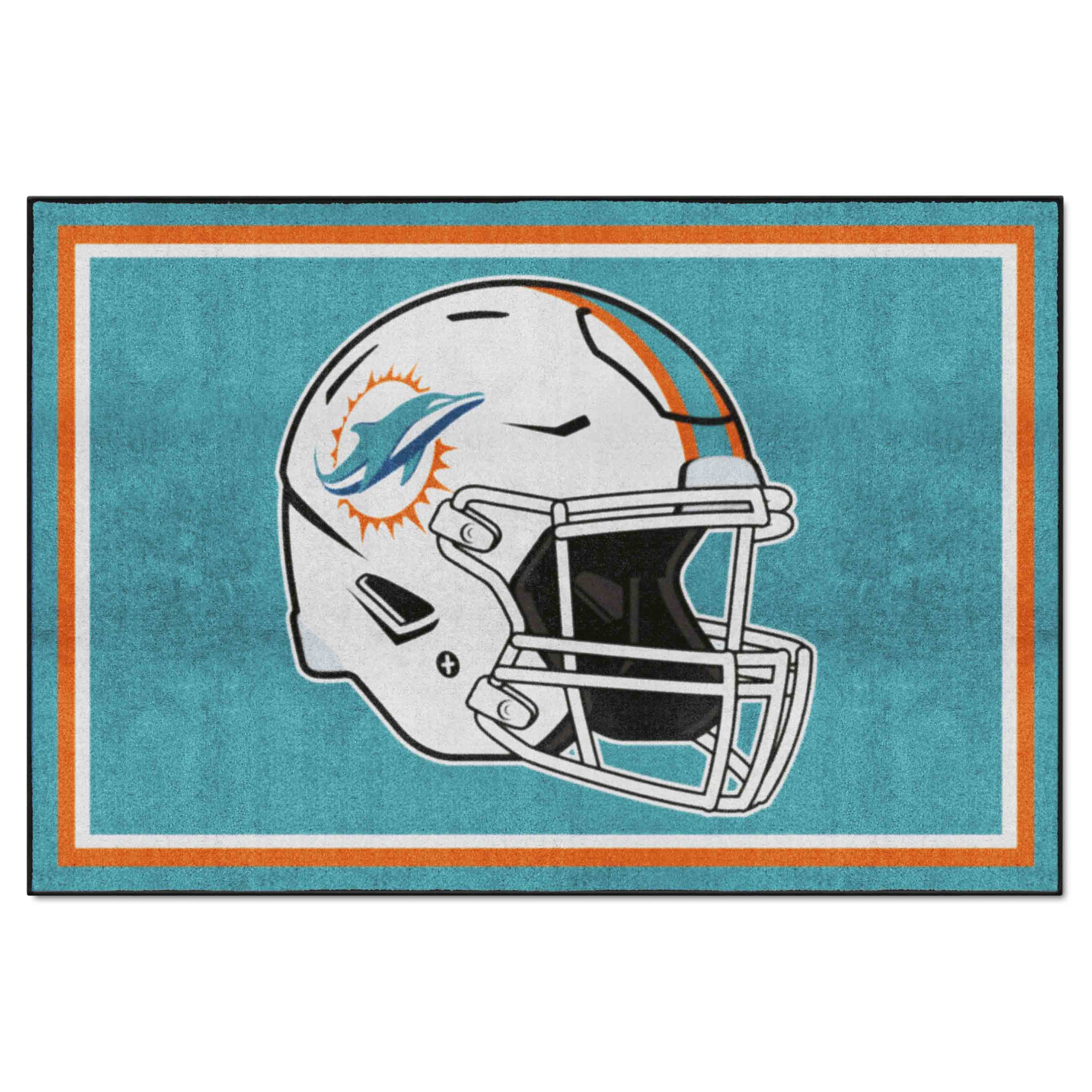 Miami Dolphins 5ft. x 8 ft. Plush Area Rug