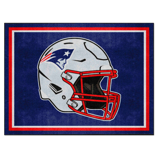 New England Patriots 8ft. x 10 ft. Plush Area Rug - New England Patriots