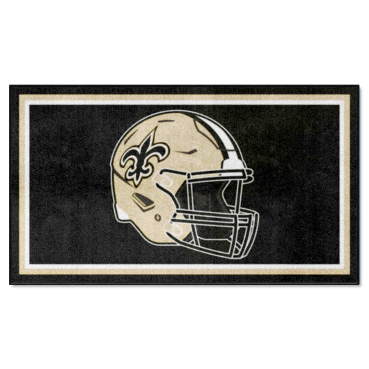 New Orleans Saints 3ft. x 5ft. Plush Area Rug