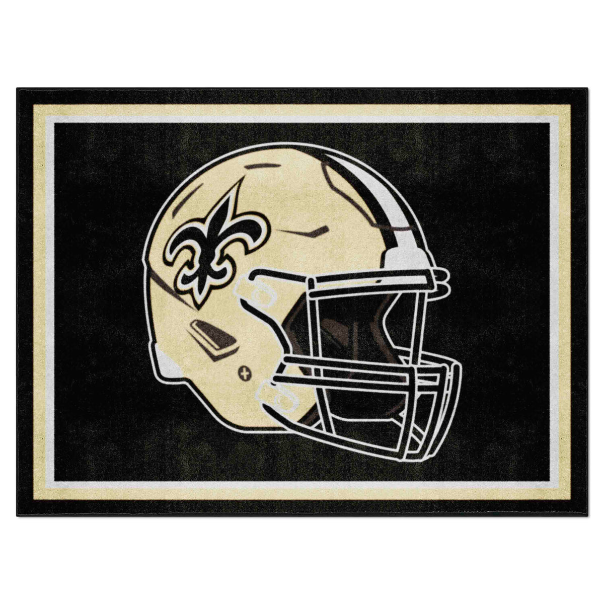 New Orleans Saints 8ft. x 10 ft. Plush Area Rug